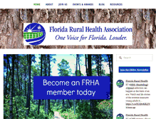 Tablet Screenshot of floridaruralhealth.org